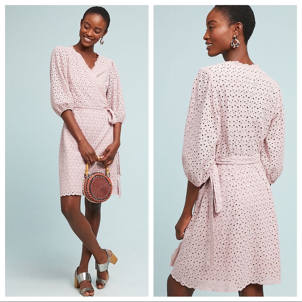 🆕NWT orig $299 Anthropologie Merina Eyelet Dress